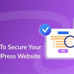 how to secure WordPress website?