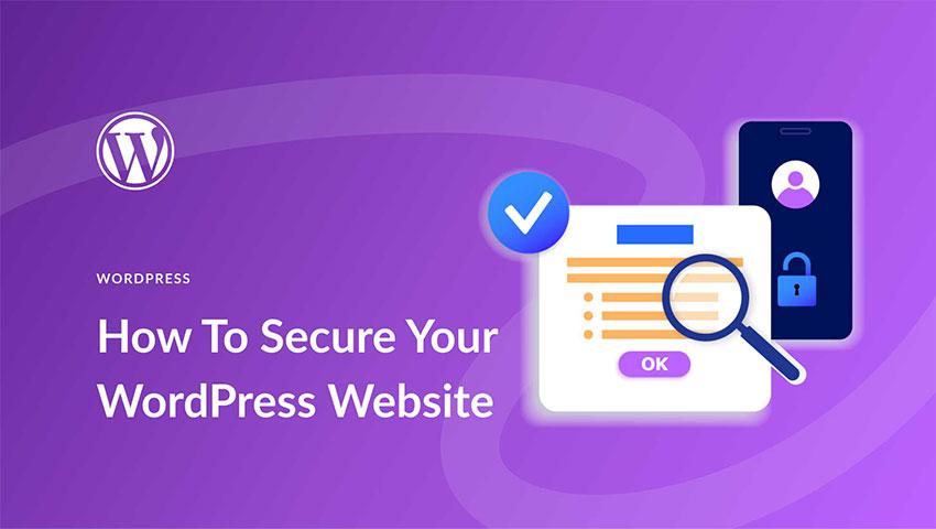 how to secure WordPress website?